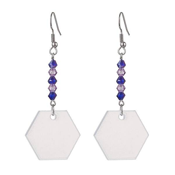 Blank Acrylic Dangle Earrings