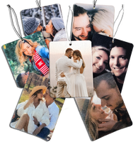 Custom Car Air Freshener - Personalized Double-Sided Freshie for Him or Her, Approx. 3\