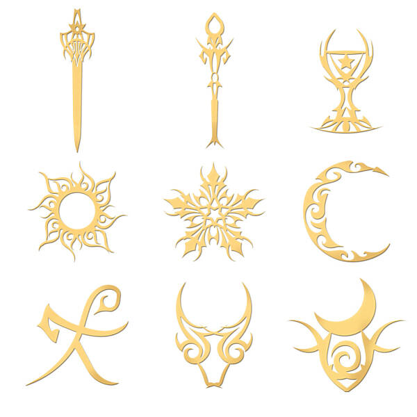 Nickel Decoration Stickers