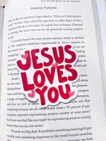 Christian Vinyl Waterproof Stickers - Jesus Loves You Design 3\