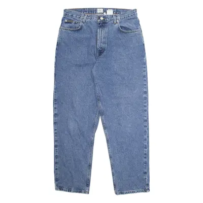 CALVIN KLEIN JEANS Womens Jeans Blue Regular Tapered W34 L30