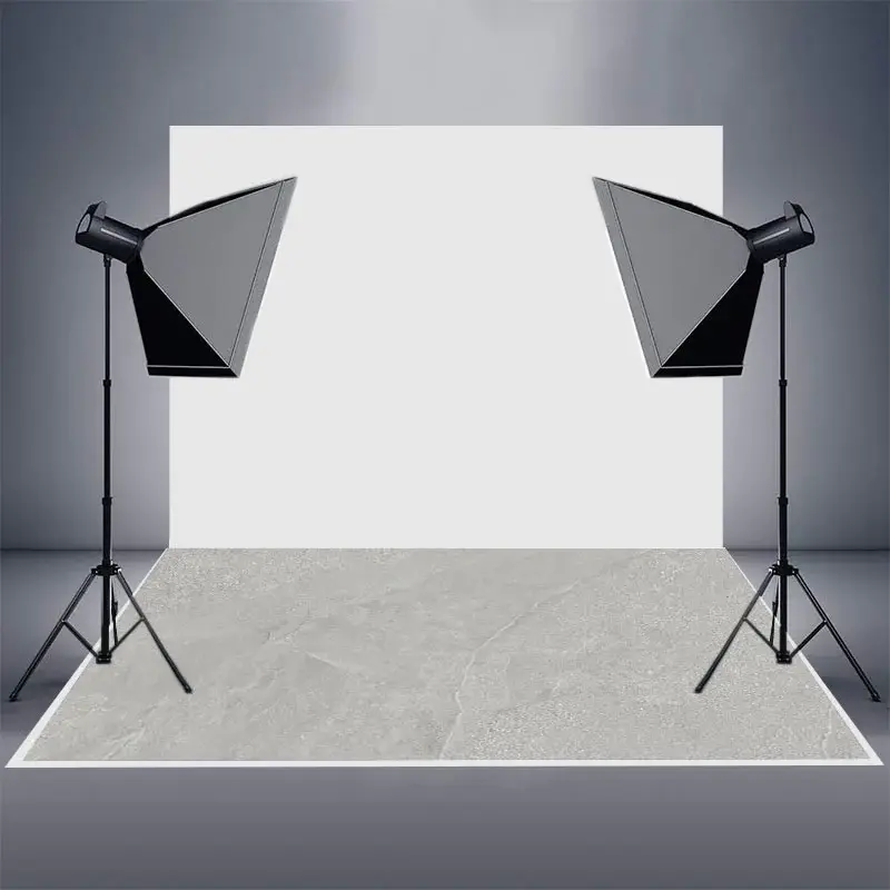 Aperturee Grey Mixed Nature Mable Texture Rubber Floor Mat | Newborn Photography Flooring | Floor Photography Background | Ph...