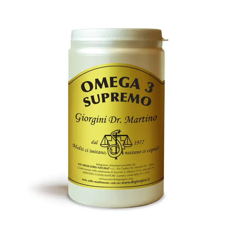 Dr Giorgini omega 3 supreme 174 g - 120 softgels of 1.45 g