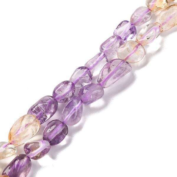 Natural Amethyst & Citrine Beads Strands
