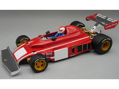 Ferrari 312 B3 Clay Regazzoni Formula One F1 Monza GP Test (1974) with Driver Mythos Series Limited Edition to 50 pieces Worl...