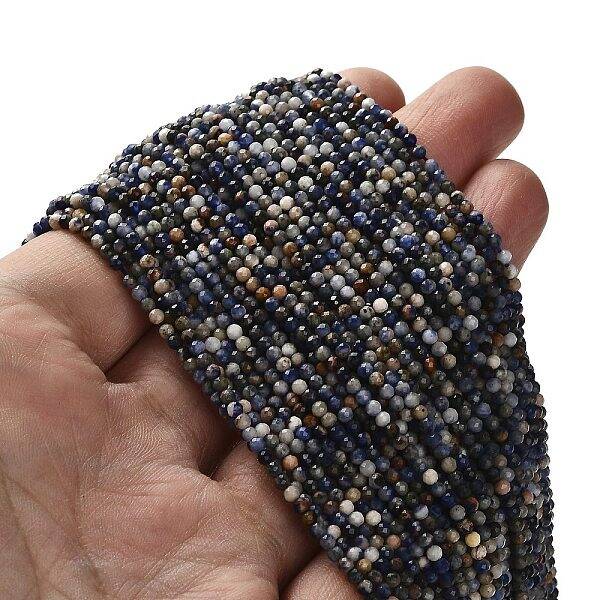 Natural Sodalite Beads Strands