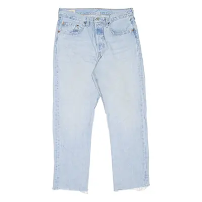 LEVI'S 501 BIG E Jeans Womens Blue Regular Straight Stone Wash W30 L26