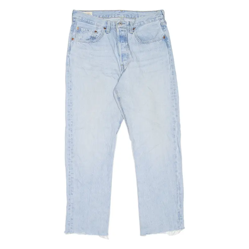 LEVI'S 501 BIG E Jeans Womens Blue Regular Straight Stone Wash W30 L26