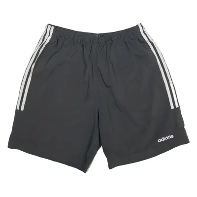 ADIDAS Mesh Lined Mens Swimming Shorts Grey XL W32