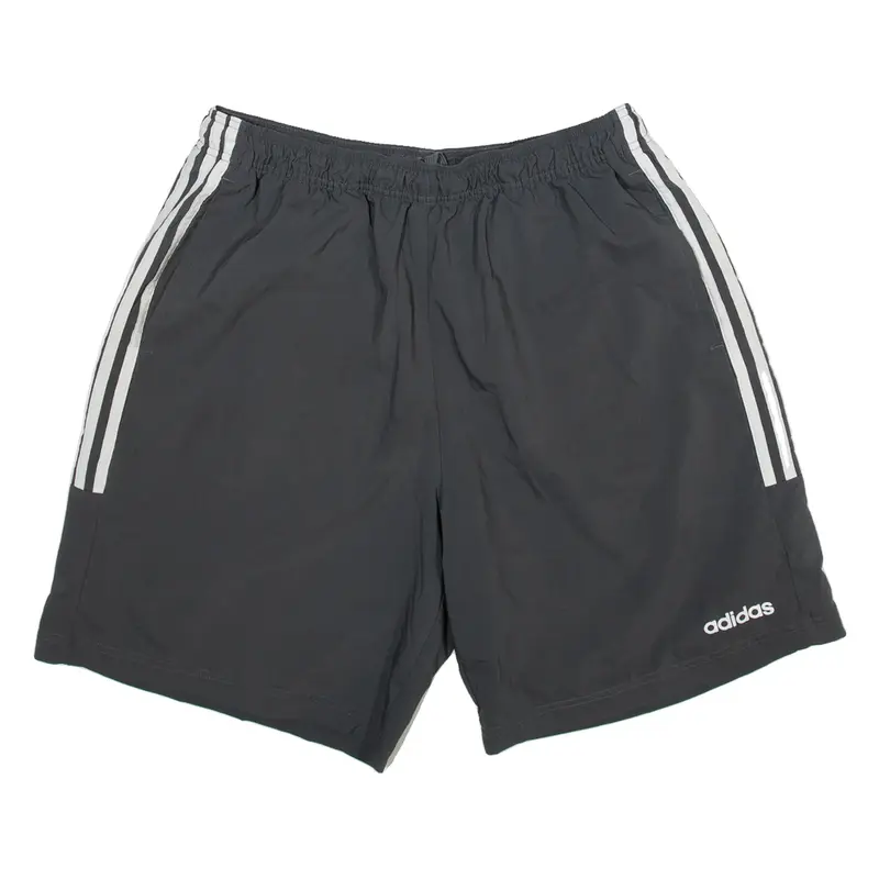 ADIDAS Mesh Lined Mens Swimming Shorts Grey XL W32
