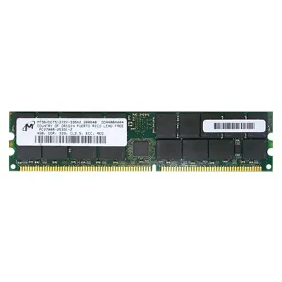 Micron MT36VDDT51272Y-335A2 | 4GB DDR-333MHz PC2700 ECC Registered RDIMM CL2.5 2Rx4 2.5V 184-Pin Memory Module