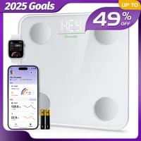 OVUTEK Smart Scale for Body Weight, BMI, and Body Fat Composition, Bluetooth, and Smartphone App Connectivity Weight Scale, S...