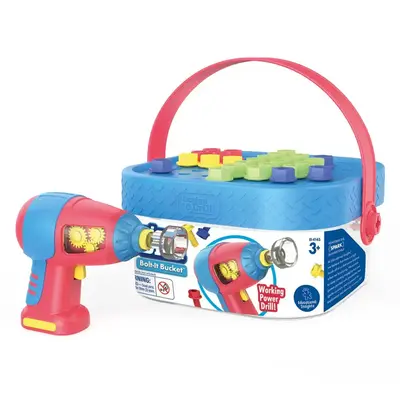 Educational Insights Design & Drill Series Electric Drill Toy - Bolt-It Bucket Brightworks Robot Workshop STEM Toy Gifts for ...