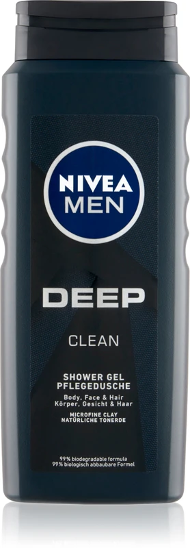 Nivea Deep Shower Gel for Men - 500ml