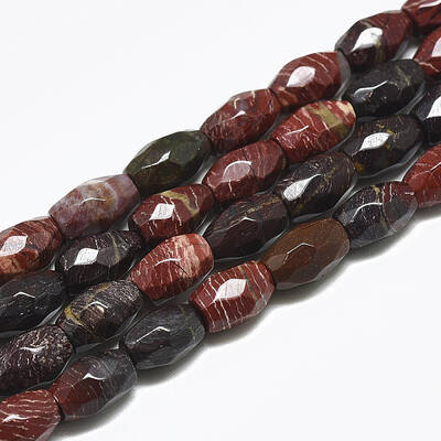 Natural Red Rainbow Jasper Beads Strands