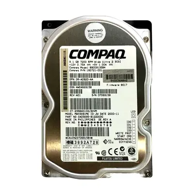 3R-A0920-AA HP 9.1GB Wide Ultra2 SCSI 7200 3.5-inch Hard Drive