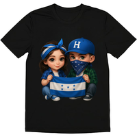 Fashion Designer T-Shirts - Cotton Graphic Tees with Honduran Kids with Flag,Tropical Men's Gifts shirts men comfort color sh...