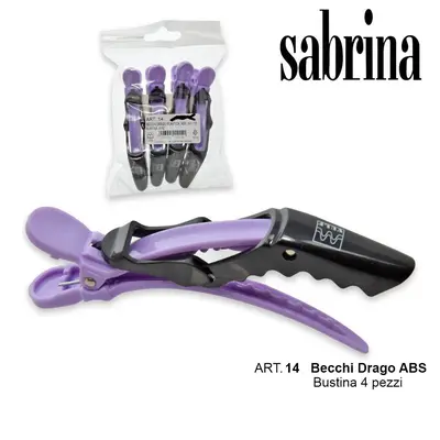Sabrina becchi abs dragon 115mm black/purple 4 pieces