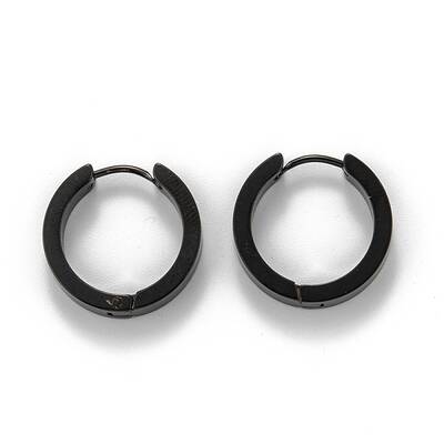 304 Stainless Steel Huggie Hoop Earrings