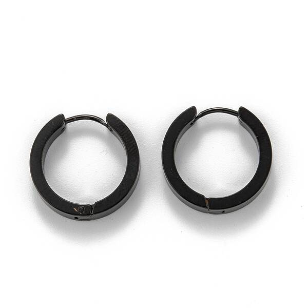 304 Stainless Steel Huggie Hoop Earrings