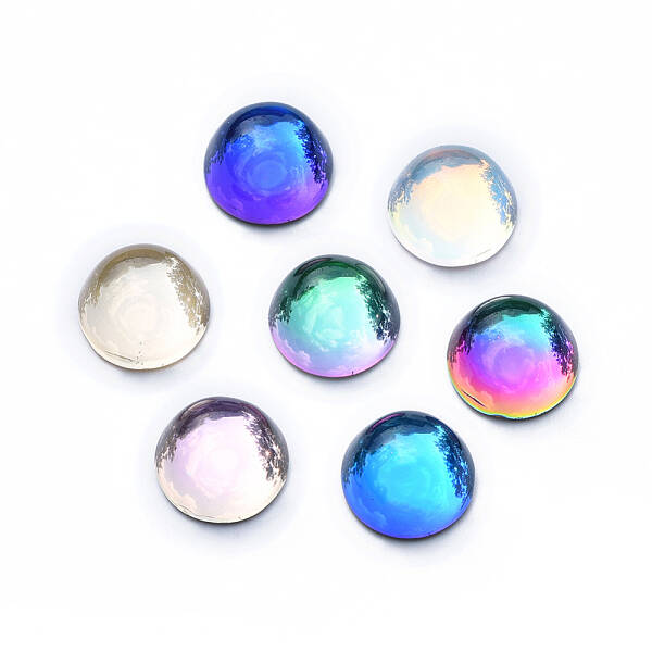 Transparent Glass Cabochons
