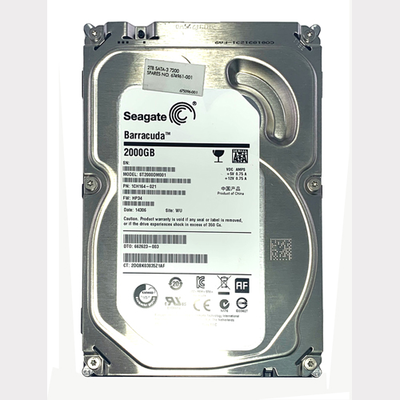662623-003 HP 2TB 6Gb/s SATA 7200 3.5-inch 64MB Hard Drive