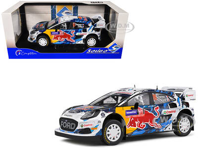 Ford Puma Rally1 Hybrid #16 Adrien Fourmaux - Alexandre Coria 3rd Place Rally Sweden (2024) Competition Series 1/18 Diecast M...