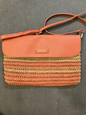 Pre-owned Burberrry Rafia Crossbody Bags Burberry Crossbody