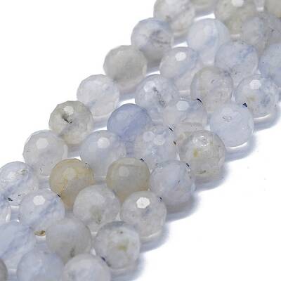Natural Blue Lace Agate Beads Strands