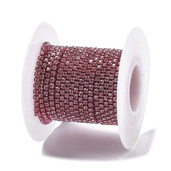 Iron Rhinestone Glass Cup Chain
