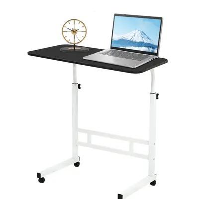 Mean Yeah Mobile Standing Desk, Laptop Desk Height Adjustable, Rolling Standing Laptop Desk with Wheels, Ergonomic Sit-Stand ...