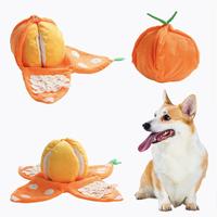 Nocciola 5-in-1 Orange Dog Enrichment Toys,Christmas gift,4 Orange Slices with a Peel Snuffle Mat for Treats Hunting Fun