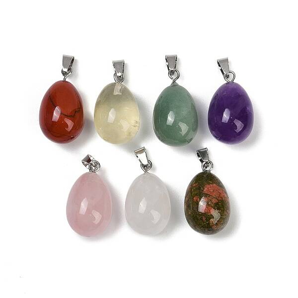Natural Mixed Gemstone Pendants