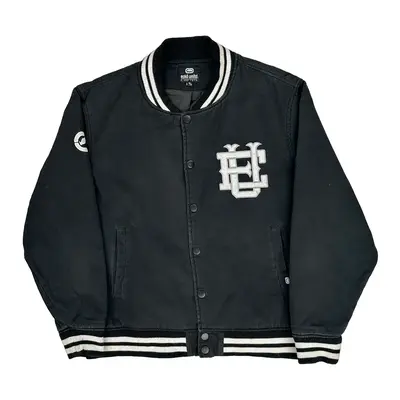 Ecko Unltd Baseball Jacket - XL Black Cotton Blend