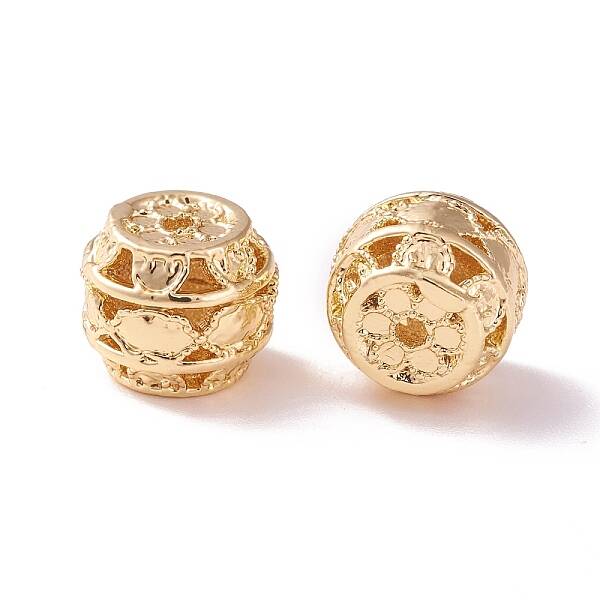 Brass Hollow Beads