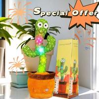 EMOIN Dancing Cactus Toy,Talking Cactus,Repeats & Recording What You Say, Singing Mimicking Interactive,Musical Fun Play,Chil...