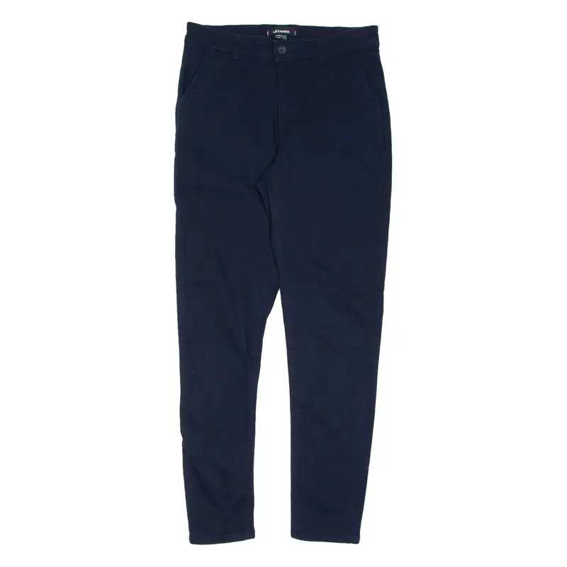 KANGOL Mens Trousers Blue Regular Tapered W28 L32