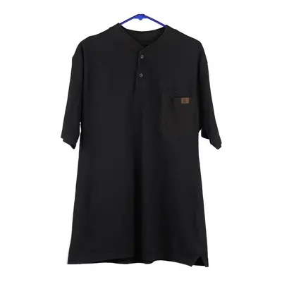 Riggs Workwear Polo Shirt - Medium Black Cotton