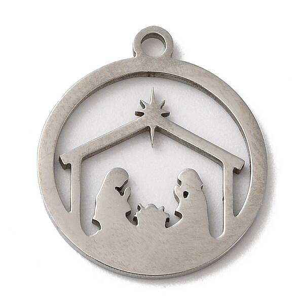 Non-Tarnish Christmas 201 Stainless Steel Pendants