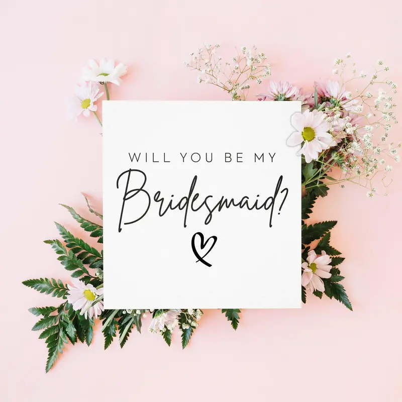 Bridesmaid Proposal Card