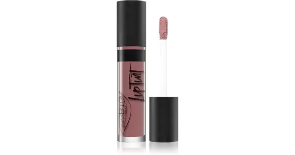 puroBIO Cosmetics Tint liquid lipstick with matte finish color 04 Cold Pink 4.8 ml