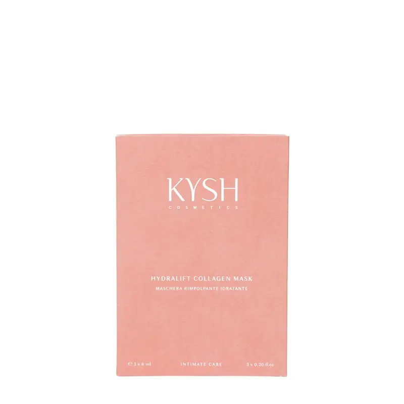 Maschera with Hydralift collagen from Kysh Cosmetics 3 X