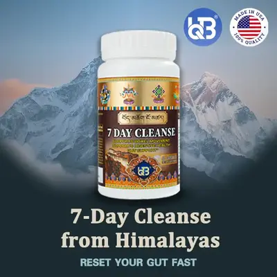 UQB 7 Day Cleanse - 60 Capsules for Bloat Relief & Gut Support - Herbal Balance for Digestion & Metabolic Health - Natural He...