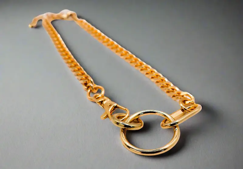 Golden Chain Cascade Necklace