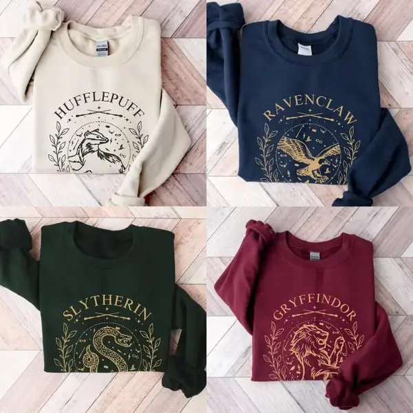 Harry Wi|zard Pot|ter House Shirt Sweatshirt, Magic House Sweaters, Hog.wart Tops