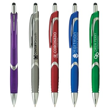 250 Promotional Solana Metallic w/ Stylus - Chrome Accents