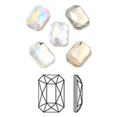 K9 Glass Rhinestone Cabochons
