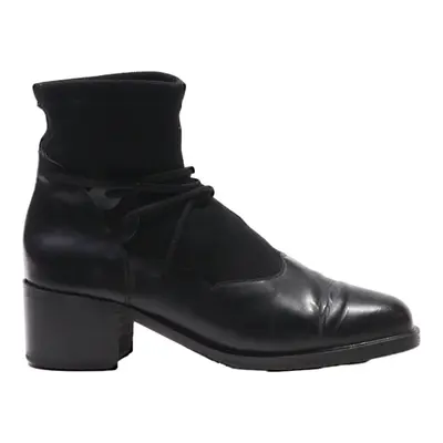 TOP MODEL Ankle Boots Black Synthetic Womens UK 6