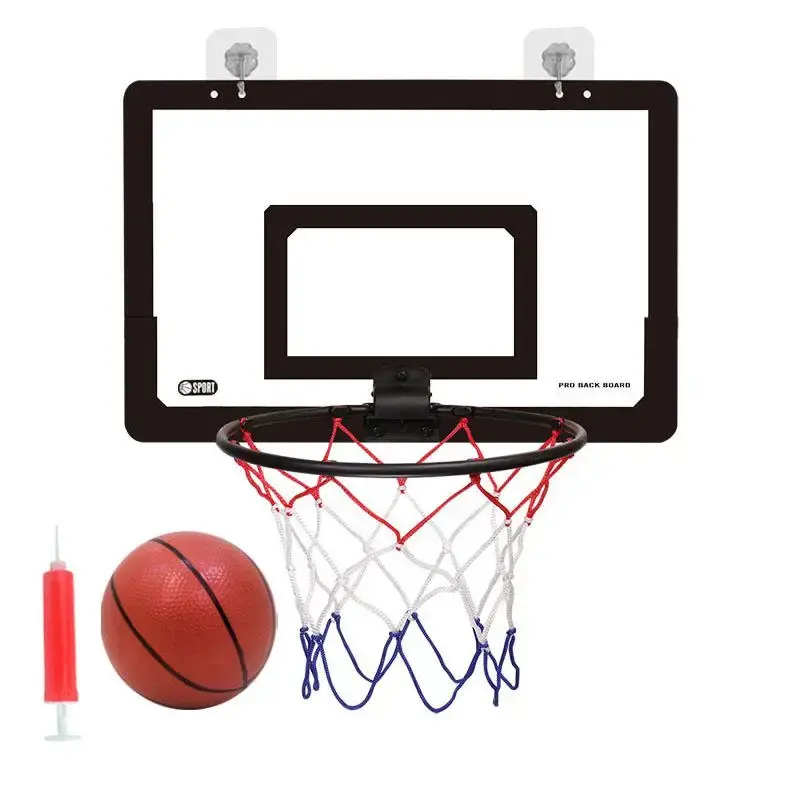Foldable Basketball Frame with Basketball, 2 Counts/set Wall Mounted Basketball Backboard, Shooting Board, Indoor Equipment f...