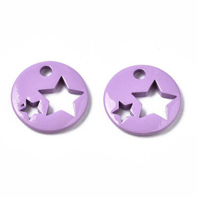 Spray Painted Brass Charms